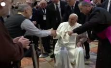 Il Papa a Verona, prima tappa nella basilica di San Zeno