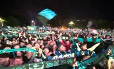 L'Atalanta conquista l'Europa League, festa a Bergamo