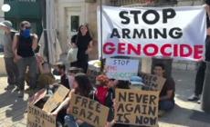 Gaza, attivisti israeliani davanti al Consolato americano di Gerusalemme