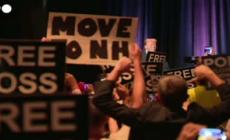Fischi e qualche applauso per Trump alla convention del Partito Libertario