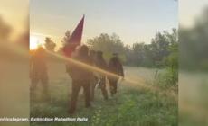 Bologna, ambientalisti colorano di verde le ruspe del Passante