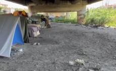 Ventimiglia, la tenda nella quale e' stato trovato morto un giovane migrante
