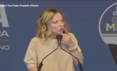 Meloni: "La sinistra da' alibi agli estremisti per odio politico"