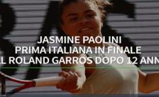 Jasmine Paolini prima italiana in finale al Roland Garros dopo 12 anni