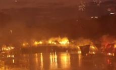 Scudetto Inter, la festa della Curva Nord in Darsena