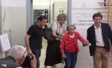 Europee, Bonino al seggio: "Andate tutti a votare"