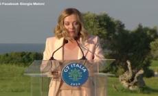 Meloni: "Dai leader del G7 ampia condivisione sul Piano Mattei"