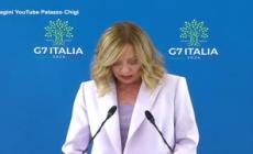 Meloni: "Dal G7 un sostegno rafforzato all'Ucraina"