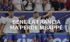 Bene la Francia ma perde Mbappe'