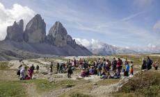 Un alpinista muore precipitando dalla Cima Grande di Lavaredo sotto gli occhi dei genitori