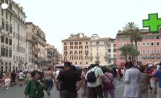 Roma soffoca nella prima ondata di caldo estivo in Italia