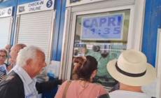 Bloccati gli arrivi a Capri, code e disagi nei porti di partenza