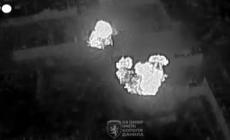 Ucraina, le immagini dell'attacco notturno russo su Chasiv Yar