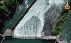 Operaio caduto nell'Adda, diminuita la portata del fiume per le ricerche
