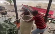 L'uragano Beryl si abbatte sui Caraibi, coste allagate