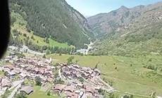 Maltempo, la strada di Cogne distrutta dal torrente