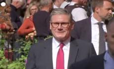 Regno Unito, il leader laburista Keir Starmer vota a Londra