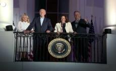 Usa, Biden e Harris guardano i fuochi d'artificio del Giorno dell'Indipendenza