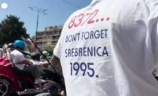 Bosnia, motociclisti in corteo per la strage di Srebrenica