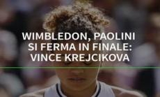 Wimbledon, Paolini si ferma in finale: vince Krejcikova