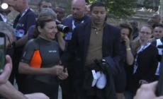 Parigi 24, tuffo nella Senna per Hidalgo e Estanguet