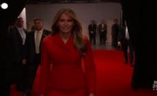Applausi alla convention repubblicana per l'arrivo di Melania