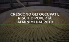 Crescono gli occupati, rischio poverta' ai minimi dal 2010