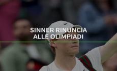 Sinner rinuncia alle Olimpiadi
