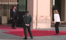 Roma, Meloni riceve il presidente israeliano Herzog