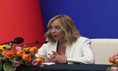 Meloni: "L'obiettivo e' rendere le relazioni commerciali con la Cina piu' eque"