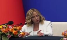 Meloni: "Memorandum con la Cina su auto elettrica e rinnovabili"
