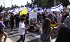 Gaza, protesta a Gerusalemme per la liberazione degli ostaggi