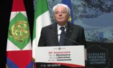 Mattarella: "Non si era e non si e' stranieri a casa propria"