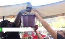 Nubifragio a Roma, fiumi d'acqua piovana a due passi dal Colosseo