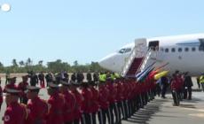 Papa Francesco e' arrivato a Timor Est