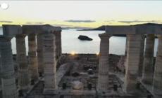 Grecia, nuova illuminazione per il Tempio di Poseidone