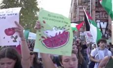 Torino, corteo per la Palestina a Terra Madre