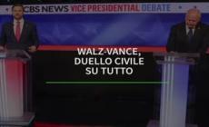 Usa2024, tra Walz e Vance un duello civile su tutto