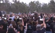 Cerimonia al kibbutz Reim, un minuto di silenzio per ricordare le vittime del 7 ottobre