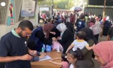 Gaza, secondo ciclo di vaccinazione anti-poliomelite a Deir el-Balah