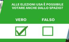 Ansa VERIFIED - Alle elezioni Usa e' possibile votare anche dallo spazio?