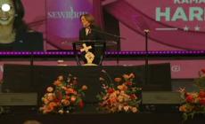 Usa2024, Kamala Harris parla in chiesa in Georgia: "Scegliete tra caos e liberta'"