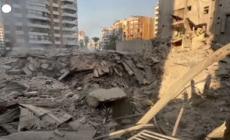 Libano, macerie a Beirut e Sidone dopo gli attacchi della notte scorsa