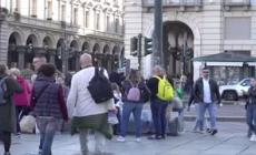 Torino, tanta gente in centro per il ponte di Ognissanti