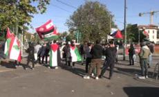 Milano, presidio pro Palestina contro McDonald's