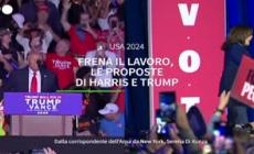 Frena il lavoro, le proposte Di Harris e Trump