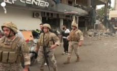Libano, macerie nel sud di Beirut dopo i raid israeliani