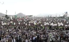 Yemen, Houthi in piazza a sostegno di Palestina e Libano