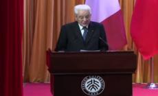 Mattarella: "Rimuovere barriere cinesi ai prodotti italiani"