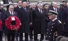 Londra, Kate dal balcone per la cerimonia della Remembrance Sunday